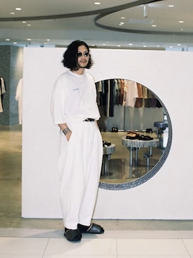 「BENCH（BENSAN）（ベンチ）のアイテム」を使った、downeyさん（メンズ・180cm）の夏コーディネート