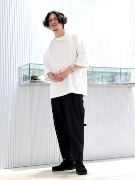 downeyさん（メンズ・180cm）の春コーディネート