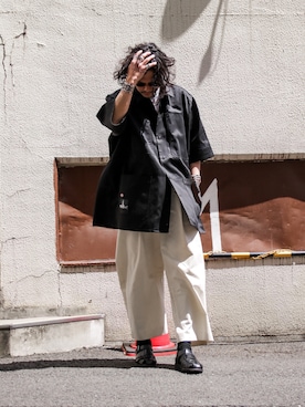 downeyさん（メンズ・180cm）の春コーディネート