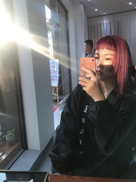 「LONELY/論理（ロンリー）のアイテム（ジャケット/アウター）」を使った、老爹说过要用魔法打败魔法🌟さん（レディース・168cm）の秋コーディネート