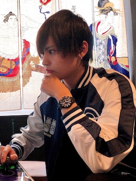「ジャケット」｜「アイテム（スカジャン）」を使った、のぼにぃさん（メンズ・179cm）の冬コーディネート