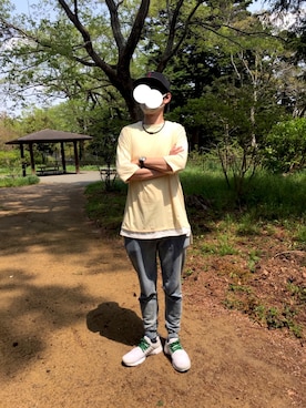 「J.FERRY（ジェイフェリー）のアイテム（パンツ）」を使った、マドンさんさん（メンズ・175cm）の春コーディネート