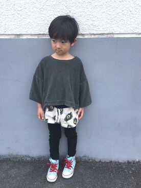 レギンス スパッツを使った 5歳男の子 のキッズ人気ファッションコーディネート Wear