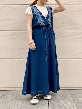 「URBAN RESEARCH Sonny Label（アーバンリサーチサニーレーベル）のアイテム（ブレスレット）」を使った、アコさん（レディース・148cm）の春コーディネート