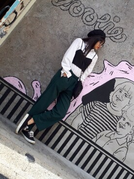 「GALSTAR（ギャルスター）のアイテム」を使った、ayamonkeyさん（レディース・158cm）の秋コーディネート