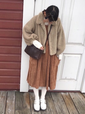 とあさん（レディース・159cm）の冬コーディネート