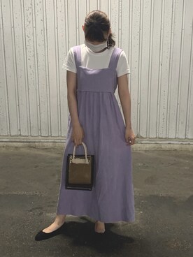 「アイテム（ワンピース/ドレス）」を使った、とあさん（レディース・159cm・10代）の夏コーディネート