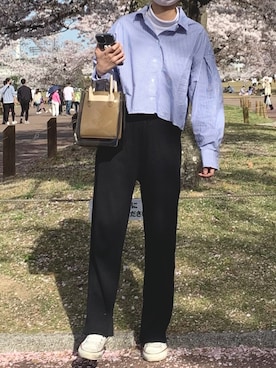 「CONVERSE（コンバース）のconverse（コンバース） ALL STAR OX（オールスターOX）（スニーカー）」を使った、とあさん（レディース・160cm）の春コーディネート