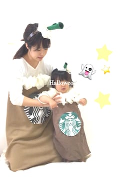 「フラペチーノ」｜ぱぴ子さん（レディース・80cm）の秋コーディネート