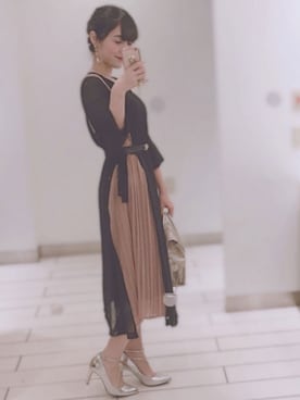 「nina mew（ニーナミュウ）のアイテム」を使った、Million Caratsさん（レディース・165cm）の秋コーディネート