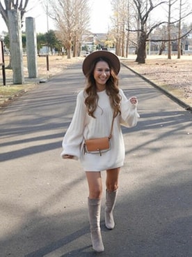 Million Caratsさん（レディース・158cm）の冬コーディネート