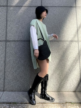 Million Caratsさん（レディース・156cm）の春コーディネート