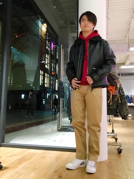 endyさん（メンズ・177cm）の冬コーディネート