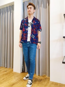 endyさん（メンズ・177cm）の夏コーディネート