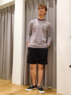 「Pertex」｜endyさん（メンズ・177cm）の夏コーディネート