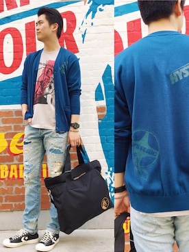 endyさん（メンズ・177cm）の春コーディネート