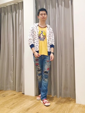 endyさん（メンズ・177cm）の夏コーディネート