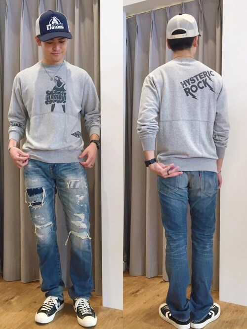 Hysteric Glamour福岡店endyさんのデニムパンツを使ったコーディネート Zozotown