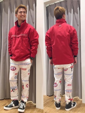 「ハイカット」｜「アイテム（ブルゾン）」を使った、endyさん（メンズ・177cm）の秋コーディネート