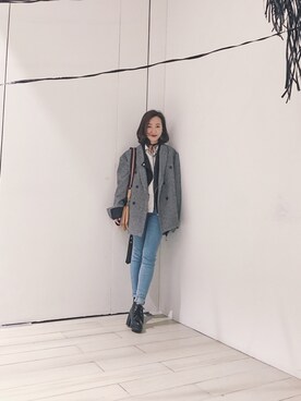 「NOHANT（ノアン）のアイテム」を使った、naomiさん（レディース・156cm）の冬コーディネート