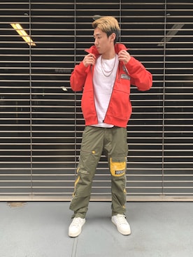 リモデル サイドジップ パンツ/REMODEL SIDE ZIP PANTS【Avirex