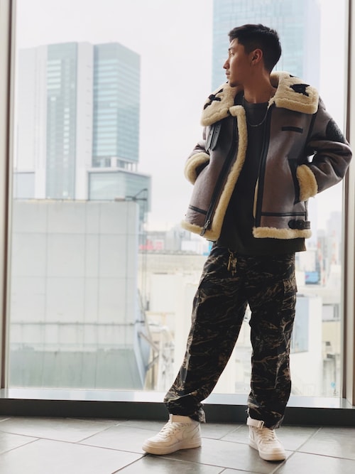 悠大 Avirexのミリタリージャケットを使ったコーディネート Wear