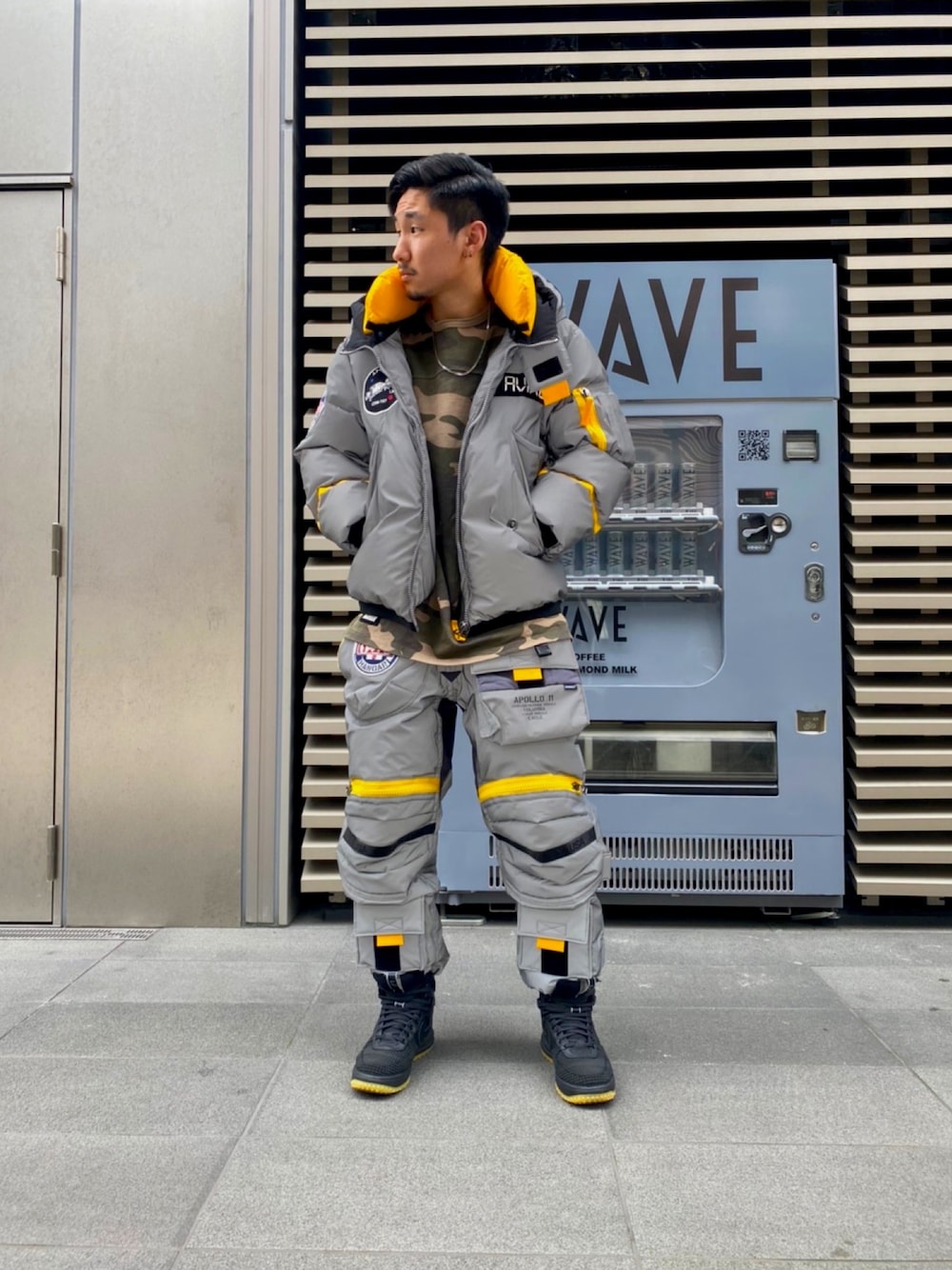 アポロダウン パンツ/APOLLO DOWN PANTS/AVIREX/ アヴィレックスを使っ