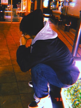 「Carhartt（カーハート）のアイテム（ナイロンジャケット）」を使った、つさん（メンズ・166cm）の春コーディネート