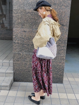 「AS as know as（エーエス アズノウアズ）のアイテム（ワンピース/ドレス）」を使った、Rin ❤︎さん（レディース・162cm）の秋コーディネート