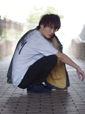 中村彰吾さん（メンズ・173cm）の秋コーディネート