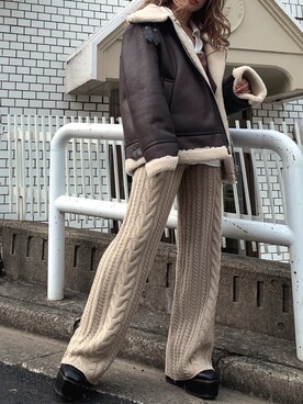 HITOMIさん（レディース・151cm）の冬コーディネート