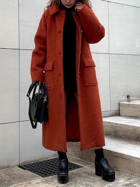 HITOMIさん（レディース・151cm）の冬コーディネート