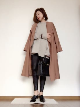 asaminさん（レディース・162cm）の冬コーディネート