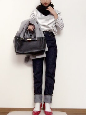 asaminさん（レディース・162cm）の冬コーディネート