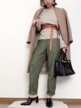 asaminさん（レディース・162cm）の冬コーディネート