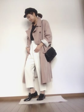 「Acne Studios（アクネストゥディオズ）のアイテム（アクセサリー）」を使った、asaminさん（レディース・162cm）の春コーディネート