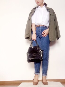 「バルーンスリーブ」｜asaminさん（レディース・162cm）の春コーディネート