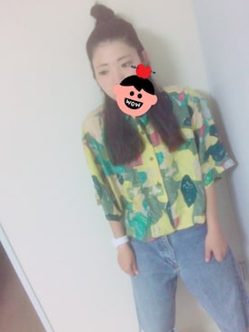 「Neuf（ヌーフ）のアイテム」を使った、ちゃん (ﾘｮｳｶさん（レディース・151cm）の夏コーディネート