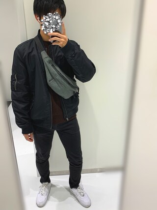GAP（ギャップ）の「ヴィンテージ ボンバージャケット（MA-1）」 - WEAR