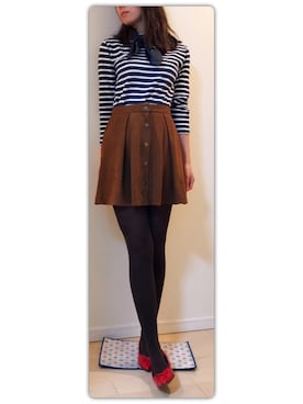 「セントジェームス」｜「アイテム（財布/小物）」を使った、tsubame さん（レディース・157cm）の秋コーディネート