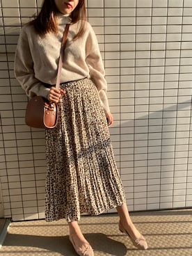 「H&M（エイチ・アンド・エム）のアイテム（バレエシューズ）」を使った、tsubame さん（レディース・157cm）の秋コーディネート