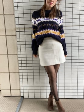 「フユコーデ」｜「アイテム（ブーツ）」を使った、tsubame さん（レディース・157cm）の秋コーディネート