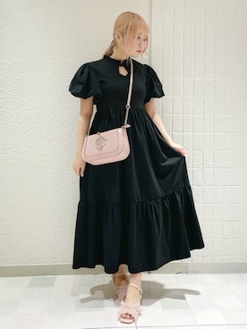 「Honey Salon（ハニーサロン）のアイテム（ワンピース/ドレス）」を使った、kasumiさん（レディース・151cm）の夏コーディネート