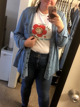 「Torrid（トリッド）のアイテム」を使った、Mickeyさん（レディース・173cm）の秋コーディネート