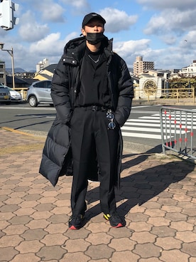 「2018マイベストコーデ」｜「アイテム（スラックス）」を使った、kou.さん（メンズ・174cm）の冬コーディネート