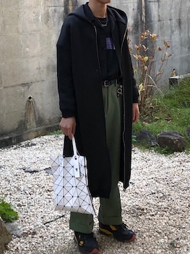 「Ameri（アメリ）のアイテム（その他アウター）」を使った、kou.さん（メンズ・174cm）の冬コーディネート