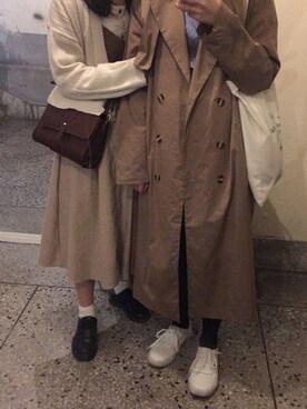 「AIN（エイン）のアイテム」を使った、ゆみさん（レディース・161cm）の秋コーディネート