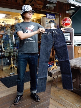 「monkey boots」｜金旺さん（メンズ・179cm）の冬コーディネート