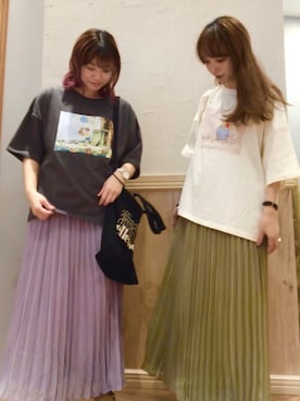 「プーさんコーデ」｜naruさん（レディース・154cm）の春コーディネート