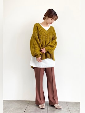 naruさん（レディース・154cm）の秋コーディネート